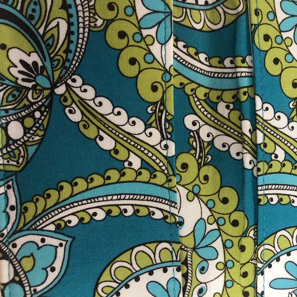 3 Retired Vera Bradley Peacock Pattern - Tote, Wristlet Purse and Checkbook Case - Picture 4 of 16